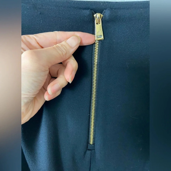 Lauren Ralph Lauren high  waisted classic black pencil midi skirt Sz S - Picture 4 of 9